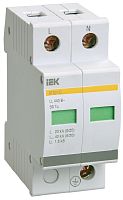 Ограничитель импульсных напряжений УЗИП IEK KARAT ОПС1-D 2п L-N-PE классIII 5кА картинка